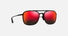 MJ0447S / Red and Black Tortoise / HAWAII LAVA™ (RM447-04T) / 55-19-150 / quarter angle