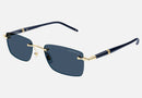 MB0344S-MontBlanc / Blue/Gold with Blue(003) / 54-20-150