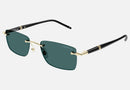 MB0344S-MontBlanc / Green/Shiny Light Gold(006) / 54-20-150