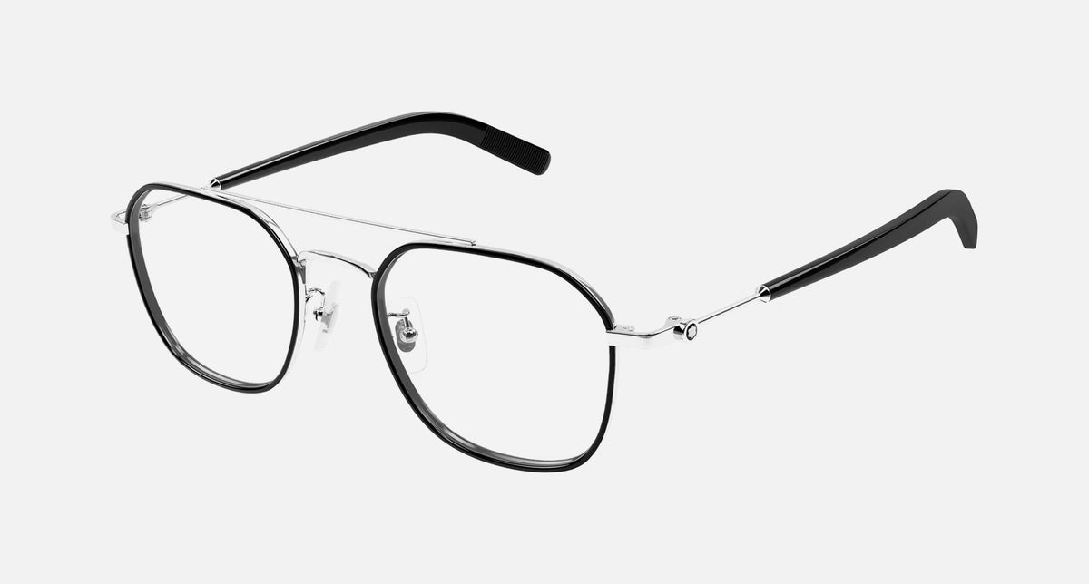 MB0391OA / Shiny Silver / Shiny Black Rim(001) / 51-21-145