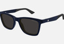 MB0399S-MontBlanc / Solid Grey/Shiny Transparent Dark Blue(004) / 55-18-145