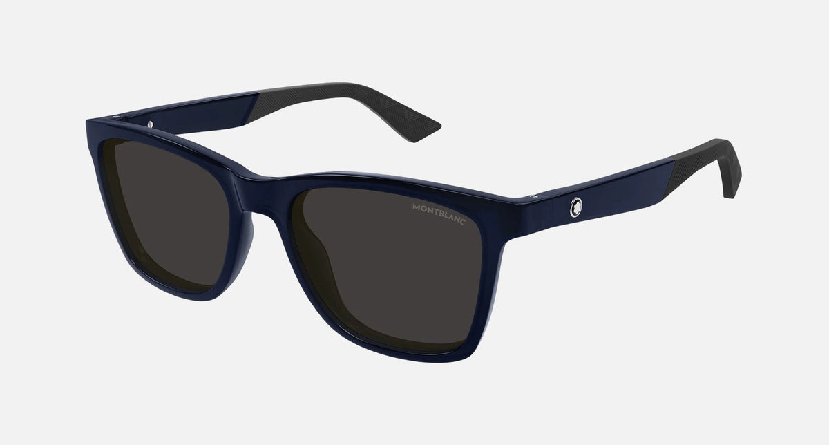 MB0399S / Solid Grey/Shiny Transparent Dark Blue(004) / 55-18-145