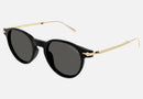 MB0407S-MontBlanc / Grey/Black(001) / 49-21-145