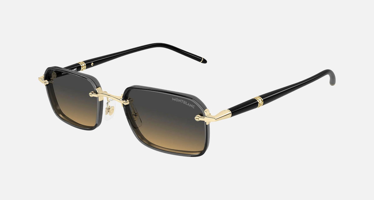MB0483S / Double Gradient Grey / Orange/Shiny Light Gold / Shiny Transparent Grey Eyerim(002) / 54-21-145