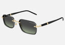 MB0483S-MontBlanc / Double Gradient Grey / Acid Green/Shiny Light Gold / Shiny Transparent Grey Eyerim(004) / 54-21-145
