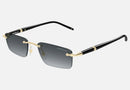 MB0484S-MontBlanc / Grey Gradient/Gold(001) / 54-20-145