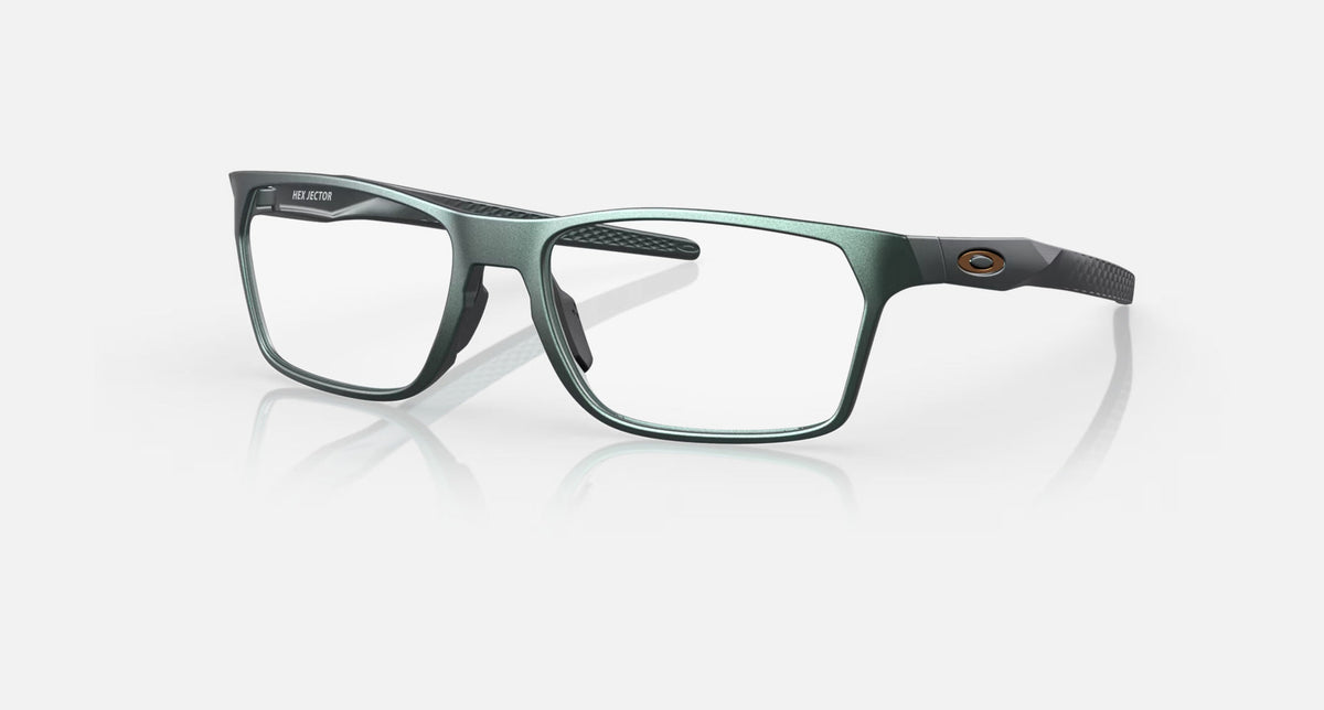OX8032 / Dark Matte Silver/Blue Colorshift / Demo Lens (07) / 55-16-141