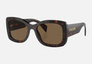 PR A08S-Prada / Dark Brown Polarized/Briar Tortoise(16N5Y1) / 56-20-145