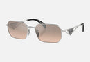 PR A51S-Prada / Brown Mirrored Silver Gradient/Silver(1BC8J1) / 58-17-140
