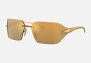 PR A56S-Prada / Brown Mirrored Multilayer Gold/Satin Yellow Gold(15N80C) / 71-14-115