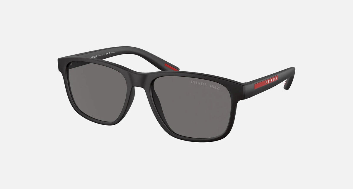 PS06YS / Polarized Dark Grey/Black Rubber(DG002G) / 56-17-145