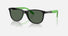 RJ9077S / Polished Black & Rubber Green(719371) / 49-16-130