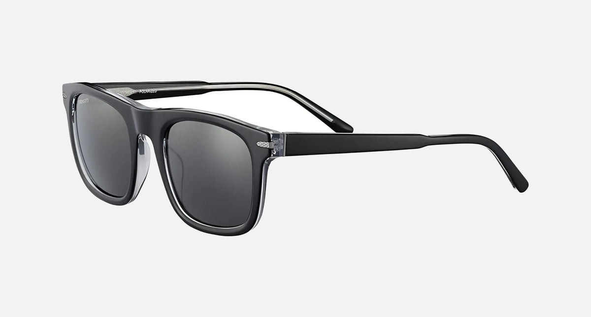 SS5760 / Shiny Black Transparent Layer / Polarized Smoke (001) / 52-23-145