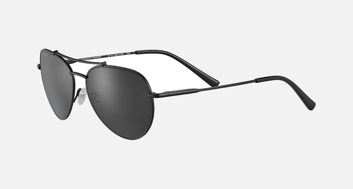 SS5990 / Matte Black / Polarized Smoke (002) / 58-18-145
