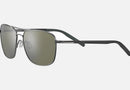 8798 / Gunmetal Shiny / Polarized 555nm (001) / 58-16-143