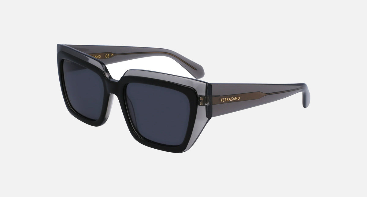 SF2002S / Transparent Grey/Black/Grey(024) / 55-18-140