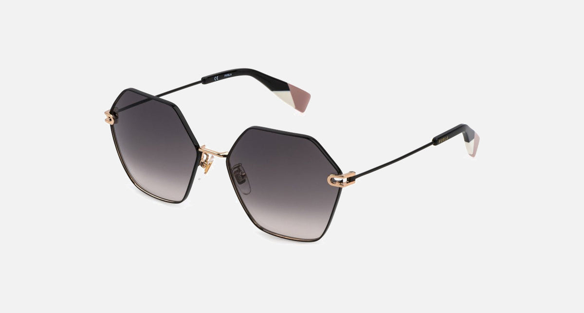 SFU456 / Shiny Rose Gold with Black Parts(0301) / 58-17-140