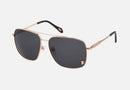 SJC030 / Shiny Rose Gold With Sandblast/Grey (smoke)(0349) / 61-14-140