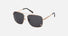 SJC030 / Shiny Rose Gold With Sandblast/Grey (smoke)(0349) / 61-14-140