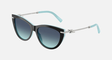 TF4253 / Black on Tiffany Blue/Azure Blue Gradient (80559S) / 55 mm eye