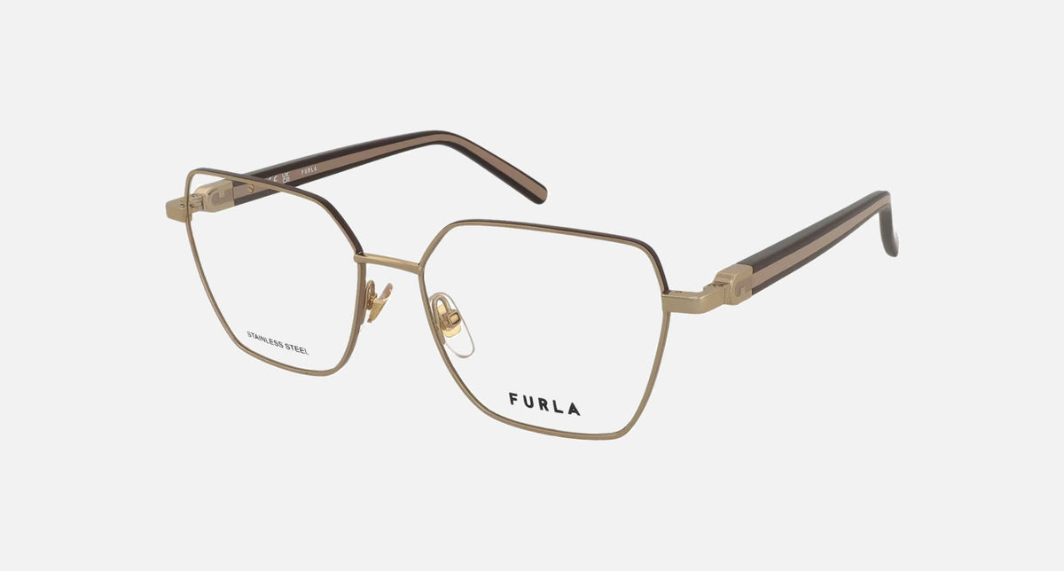 VFU997 / Shiny Rose Gold with Brown Parts(0A76) / 54-16-140