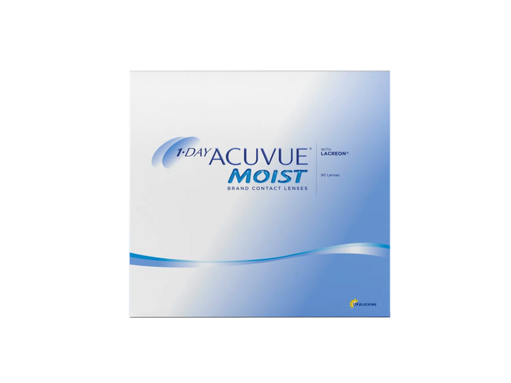 Acuvue 1-Day Moist pack of 90 contact lenses