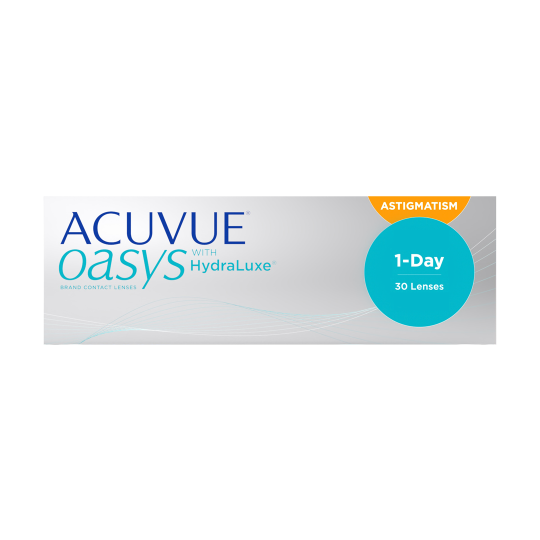 Acuvue Oasys 1-Day with HydraLuxe for Astigmatism pack of 30 contact lenses