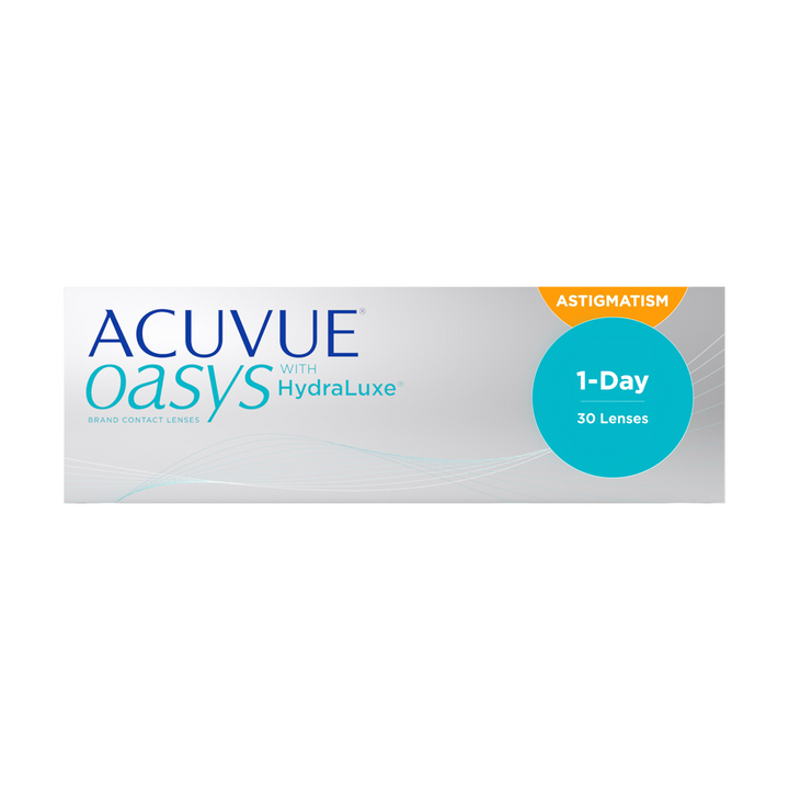 Acuvue Oasys 1-Day with HydraLuxe for Astigmatism pack of 30 contact lenses