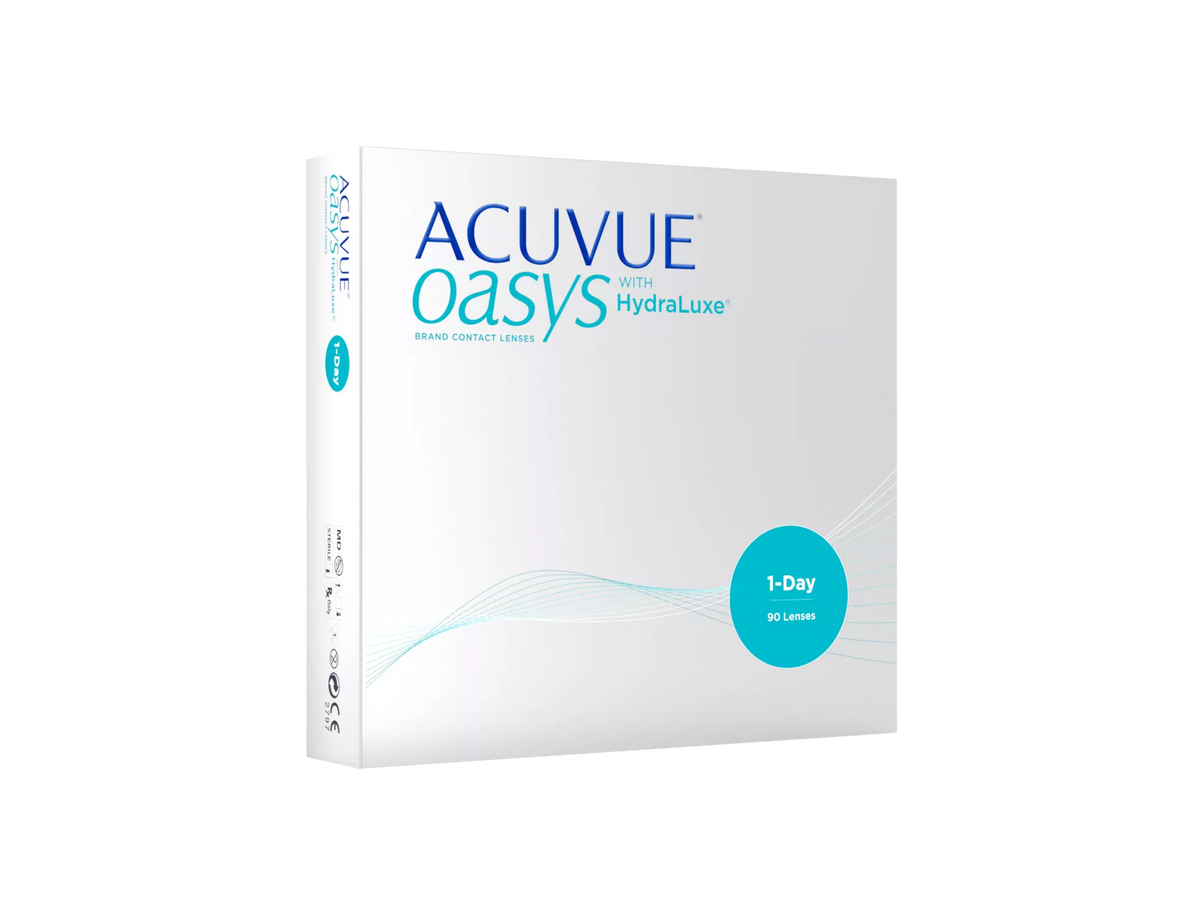 Acuvue Oasys 1-Day with HydraLuxe pack of 90 contact lenses