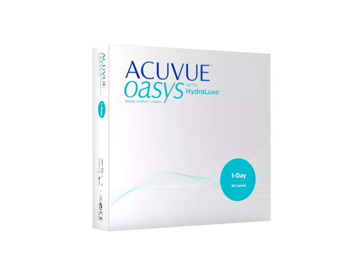 Acuvue Oasys 1-Day with HydraLuxe pack of 90 contact lenses