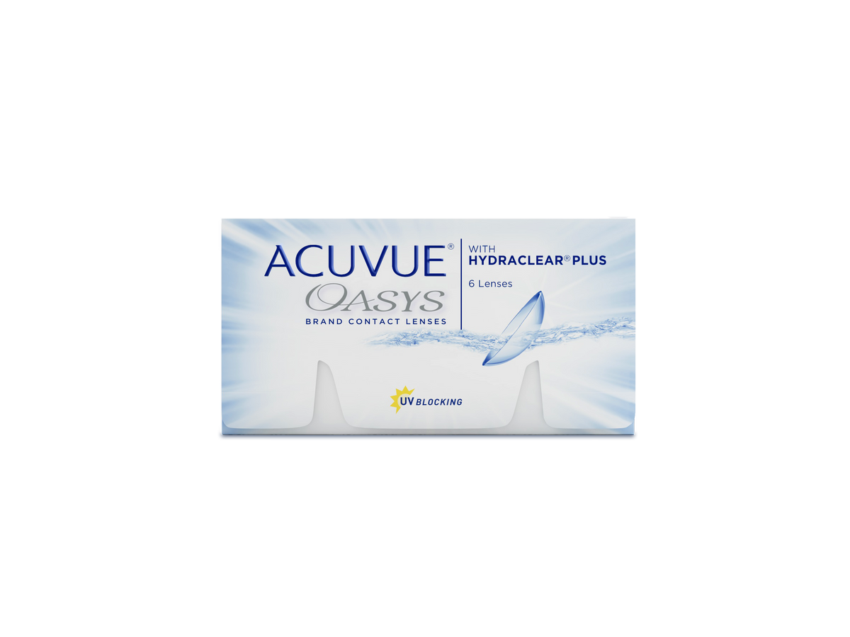Acuvue Oasys with Hydraclear Plus pack of 6 contact lenses
