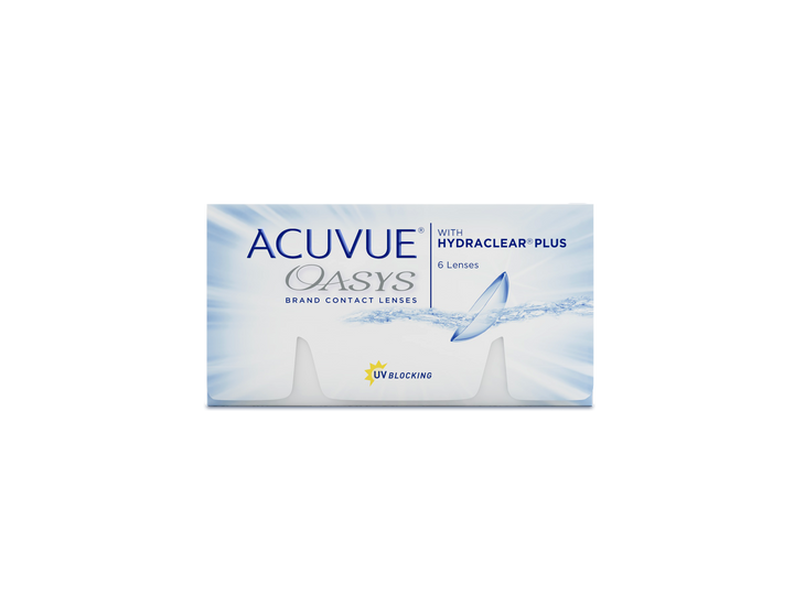 Acuvue Oasys with Hydraclear Plus pack of 6 contact lenses