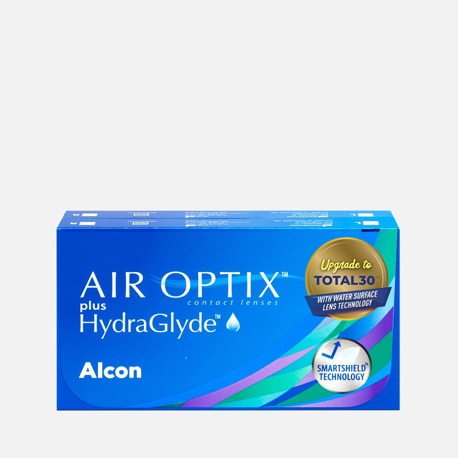 Air Optix Plus HydraGlyde pack of 12 contact lenses
