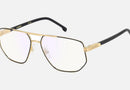 CA 1141 / Matte Black Gold/Blue Mirror(I46) / 58-15-145