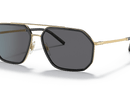 DG2285 Dolce & Gabbana® / Gold/Black/Grey Gradient Polarized(02/81) / 60-15-145
