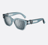 DIOR OBLIQUE S1I-DIOR MAN / Transparent Blue/Blue-Silver Mirror(30B8) / 53-19-145