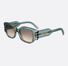 DIORSIGNATURE S13I-DIOR WOMAN / Transparent Sea Green/Gradient Mink Grey(55F2) / 52-19-140