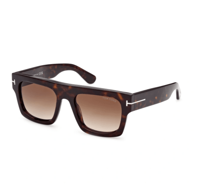 FT0711-Tomford Fausto / Dark Havana/Gradient Brown(52F) / 53-20-145