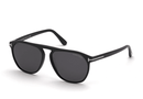 FT0835-Tomford Jasper / Shiny Black/Smoke(01A) / 58-15-145