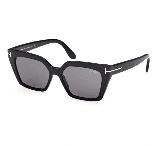 FT1030-Tomford Winona / Shiny Black/Grey Polorized(01D) / 53-15-140