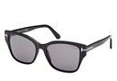 FT1108-Tomford Elsa / Shiny Black/Dark Grey Polorized(01D) / 55-17-140