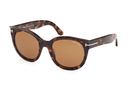 FT1114-Tomford Tamara / Dark Havana/Brown(52E) / 54-21-140