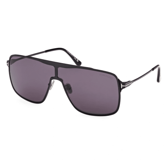 FT1173-Tomford Zappa / Shiny Black/Smoke(01A) / 69-2-140
