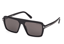 FT1176-Tomford Vincent / Shiny Black/Gradient Smoke(01A) / 56-15-145