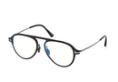 FT5972-B-Tomford / Matte Black Silver/Blue Block(005) / 54-17-145