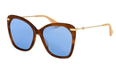 GG0510S Gucci / Yellow Tortoise/Bluette(005) / 56-17-145