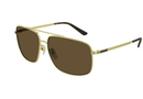 GG0836SK Gucci / Gold/Brown(002) / 63-14-140