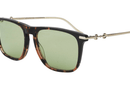 GG0672S Gucci / Dark Havana/Gold/Green(003) / 56-16-150