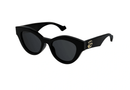 GG0957S-Gucci / Black/Green Shiny(002) / 51-19-145
