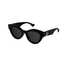 GG0957S-Gucci / Black/Green Shiny(002) / 51-19-145
